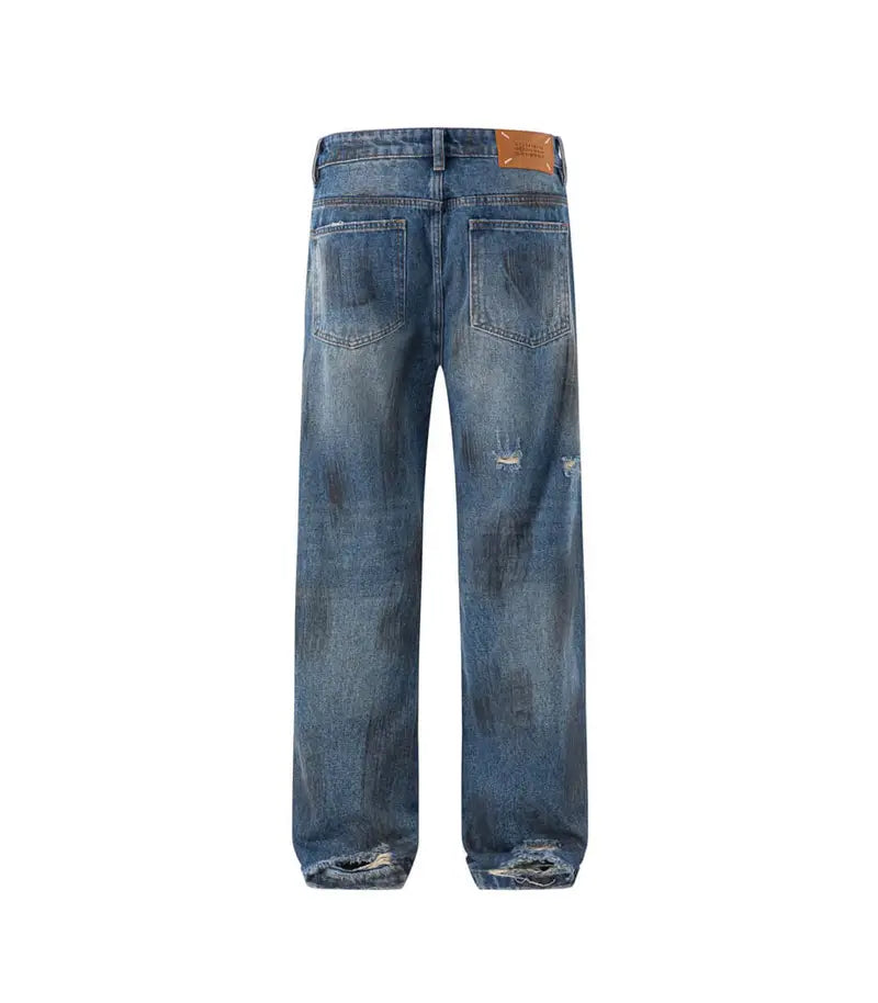 Indigo Blue Relaxed Jeans